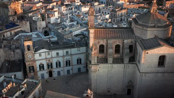 Aerial view of Martina Franca