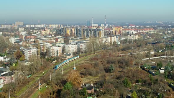 Passenger Train City View