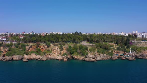 Antalya City on Sunny Day