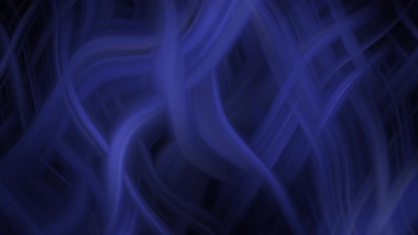 Blue Color Smooth Stripes Wave Background Animation