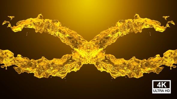 Two Streams Of Oil Crossing 4K alt