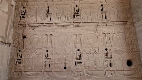 Temple of Medinet Habu. Egypt, Luxor.