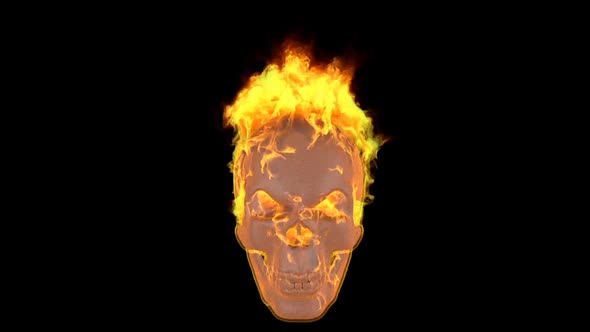 Fire Skull