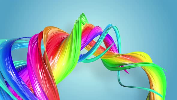 Rainbow Colors Ribbon