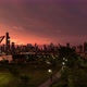 Thunderstorm Sunset over Chicago Skyline - VideoHive Item for Sale