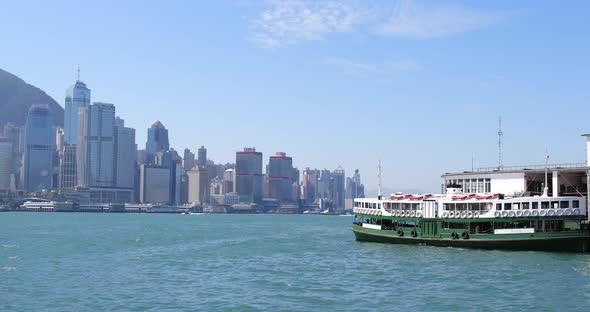 Hong Kong skyline cityscape