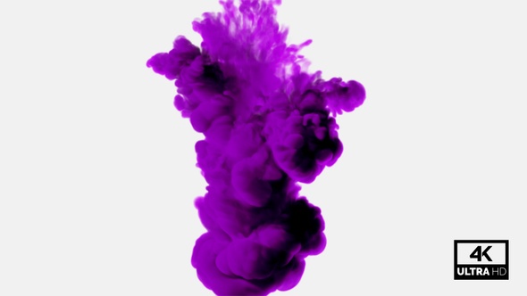 Falling Purple Smoke