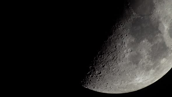 Moon Close-up. Planet Satellite.