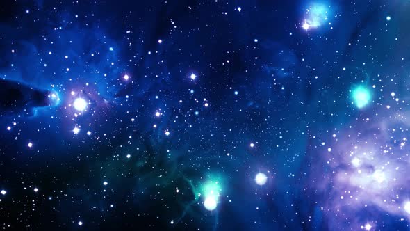 Abstract Space Galaxy Motion Background 4K