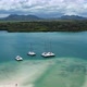 Catamaran boat on island - VideoHive Item for Sale