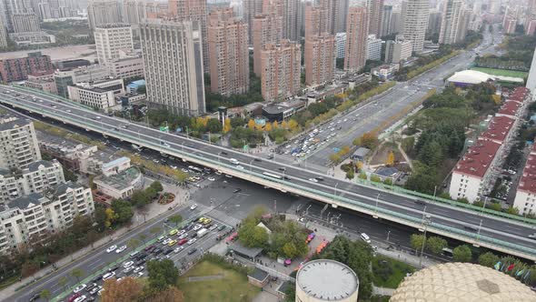 Traffic Flow of China Overpass