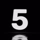 Countdown 3D Digital Clock On A Roughness Surface - VideoHive Item for Sale