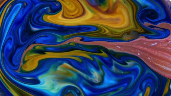 Abstract Background With Organic Effect  Fluid Painting 1