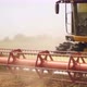 Rotary Straw Walker Combine Harvester Cuts and Threshes Ripe Wheat Grain - VideoHive Item for Sale