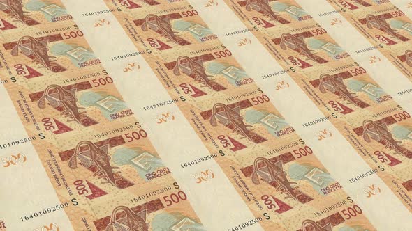 West African States Money / 500 Cfa Franc 4K