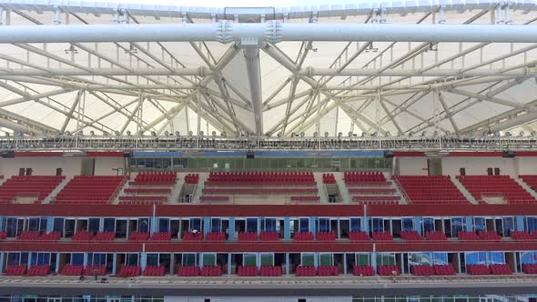 Seats in Covered Stadium Roof