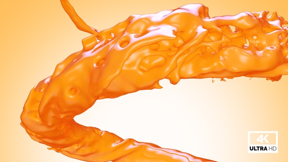 Circle Orange Juice Splash V2 alt