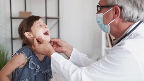 Pediatrician Visit Kid Checkup Doctor Girl Patient