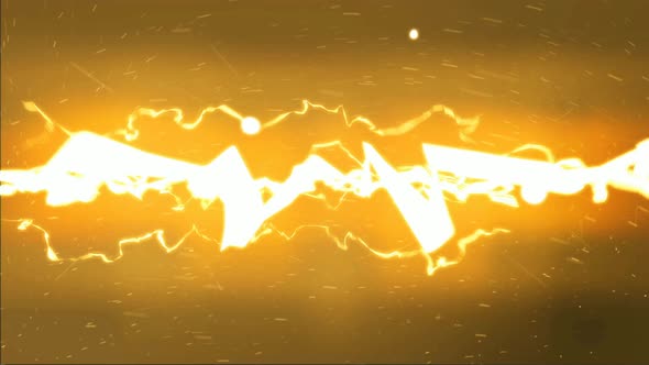 Fire Color Lightning Effect Cinematic looped Animation Background 4K