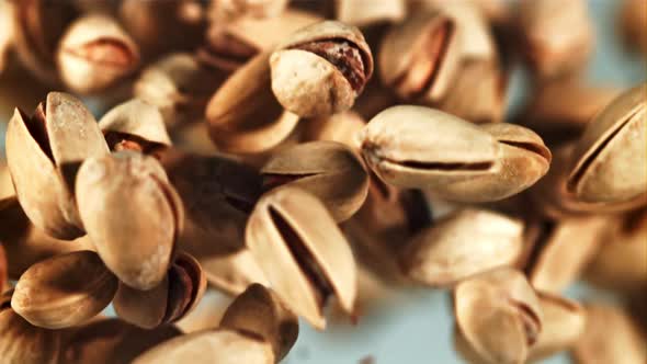 A Pile of Pistachios Rises Up and Falls Down