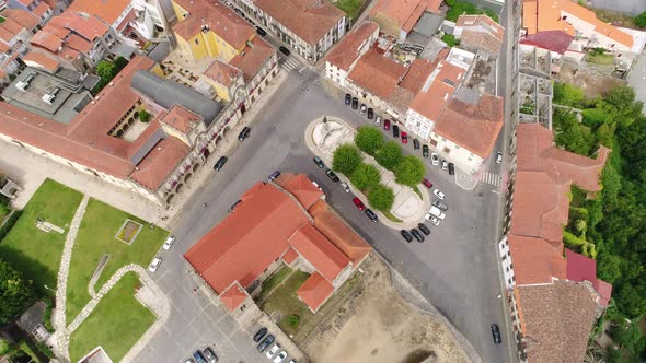 Aerial Drone Footage of Barcelos, Portugal