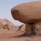 Unusual Mushroom Rock Formation in Wadi Rum - VideoHive Item for Sale