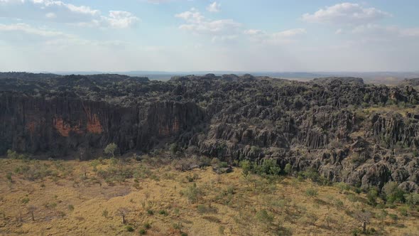 Bandilngan (Windjana Gorge) National Park Gibb River Western Australia 4K Aerial Drone