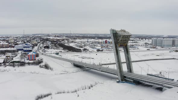 Bridge Over a Frozen River