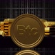 3d Render Golden Bitcoin Btc Spinning with Gold Bars on Background - VideoHive Item for Sale