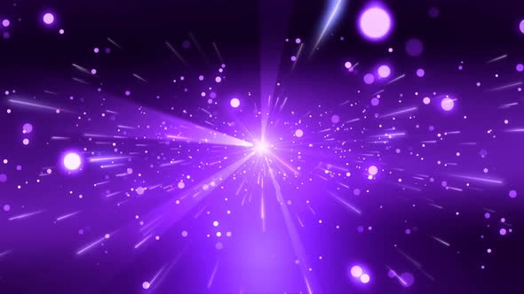 Purple Star Field Motion Loop Background