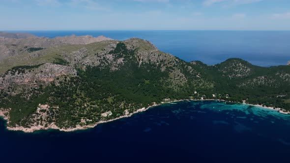 Beautiful Beach at Cap Formentor Palma Mallorca Spain