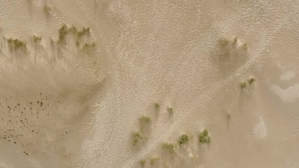 Sandy Dune From Above