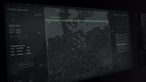Futuristic security system deals with analysis of a plane flying towards Berlin alt