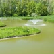 Fountain in the park lake (Parc Galamé, France) - VideoHive Item for Sale