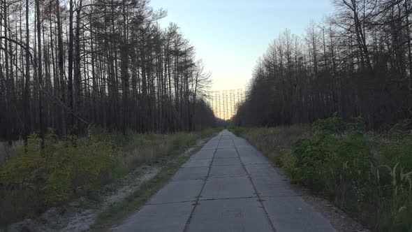 Way to the Duga Horizon Radar Systems in Chernobyl