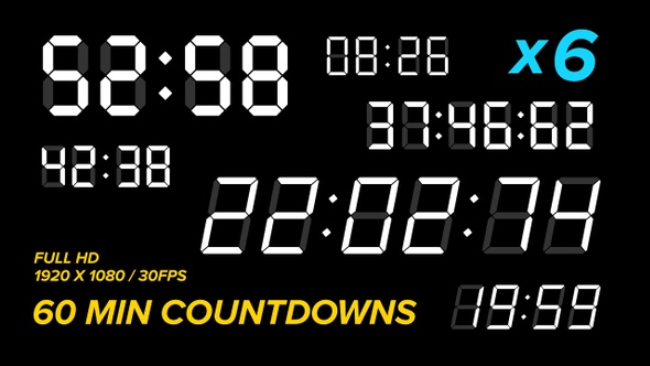 60 Minutes Countdowns