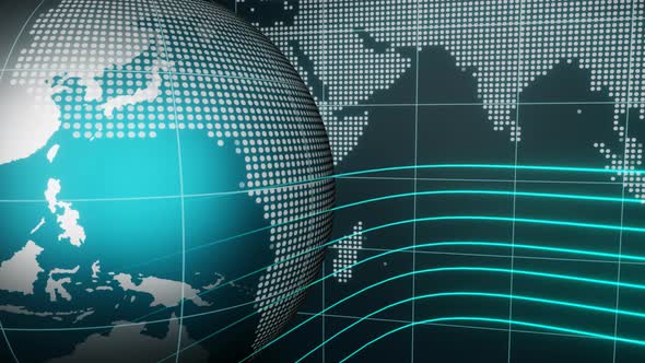 3D World News Background Loop alt