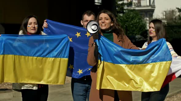 Protest Against the War in Ukraine and the Russian Invasion