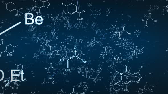 Chemical Formulas Background alt