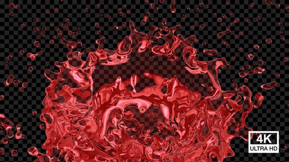 Big Red Water Splash 4K alt