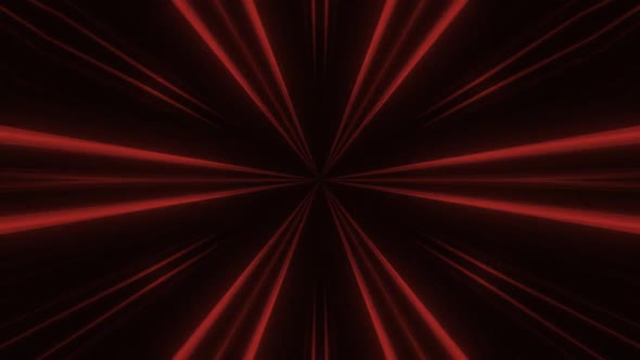 abstract red neon light loop