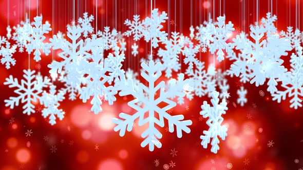 Christmas Snowflakes  Background