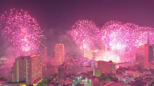 Chao Phraya River viewpoint, Bangkok,