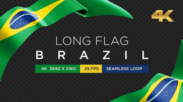 Long Flag Brazil