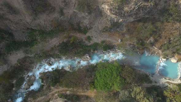 Tolantongo River in Mexico