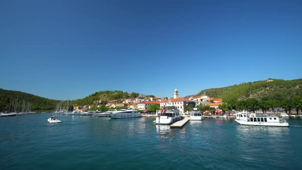 View of the bay in Skradin Šibenik-Knin County Croatia