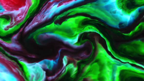 Swirling And  Liquid Explosion Paint Texture 