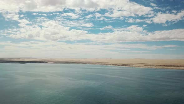 The Namib Desert  Dunes  and the Atlantic Ocean Meets, Skeleton Coast, Southern Africa Namibia,  Lud