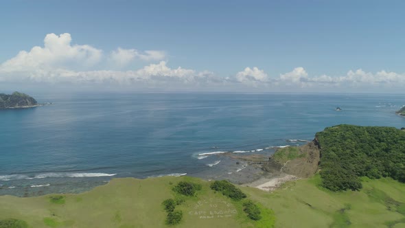 Coast with Beach of the Palau Island