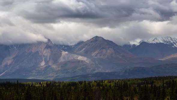 Canadian Rocky Mountain Landscape Time Lapse